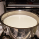 Does a watched pot ever curdle? If you look closely, you can kind of see some curdling cracks forming on the top.